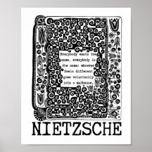 de filosofie van Nietzsche over schapen en MADHOUS