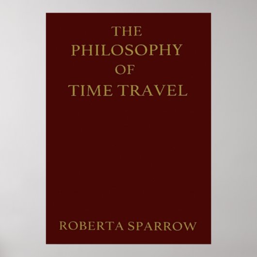 De filosofie van Time Travel Donnie Darko Poster (Voorkant)