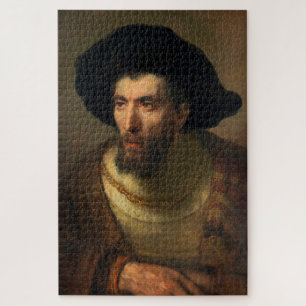 De filosoof Rembrandt barokke portret Legpuzzel