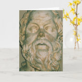 De filosoof Socrates Kaart (Gele Bloem)