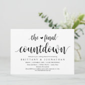 De finale bruiloft-repetitie voor weddenschappen kaart (Staand voorkant)