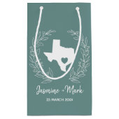 De finale van de Texas State destination bruiloft Klein Cadeauzakje (Achterkant)