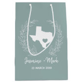 De finale van de Texas State destination bruiloft Medium Cadeauzakje (Voorkant)