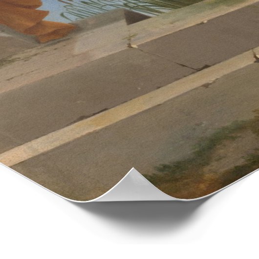 De finale van Moses - Sébastien Bourdon Fine Art Poster (Hoek)