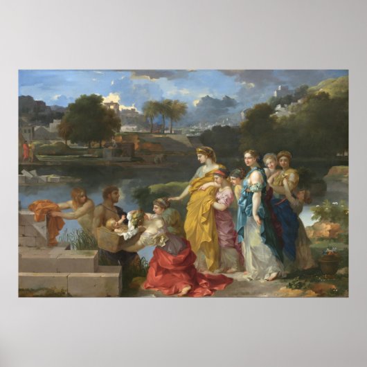De finale van Moses - Sébastien Bourdon Fine Art Poster (Voorkant)