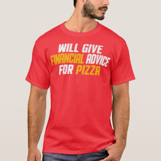 De financieel adviseur zal financieel advies uitbr t-shirt
