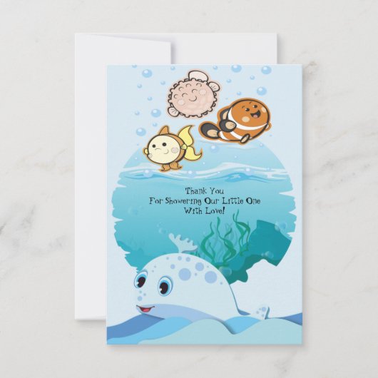 De financiëleest van het leven in Zeeen Bedankkaart (Voorkant)