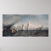 De finish-First International Race for America's C Poster (Voorkant)