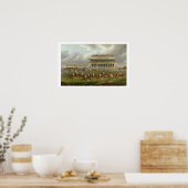 De finish of the Epsom Derby in 1822 Poster (Keuken)