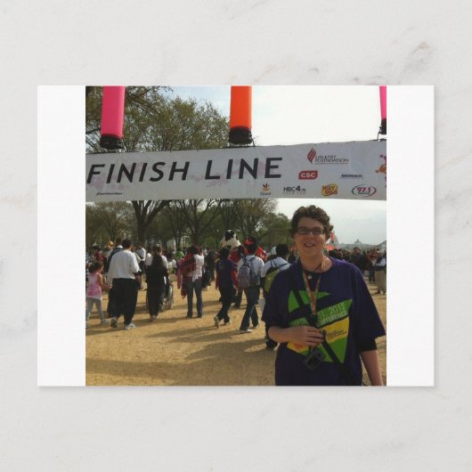 De finse lijn. briefkaart (Voorkant)