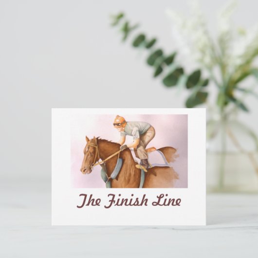 De finse lijn briefkaart (Staand voorkant)