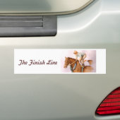De finse lijn bumpersticker (Op auto)
