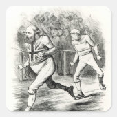 De finse vierkante sticker (Voorkant)