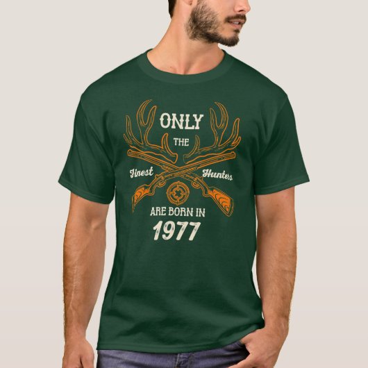 De Finste Hunters zijn geboren in 1977 44e T-shirt (Voorkant)