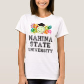 De Finste Universiteit van Mahina, Hawaii T-shirt (Voorkant)