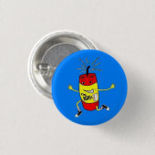 De Firecracker van de M-80 Ronde Button 3,2 Cm (Voorkant /achterkant)