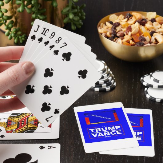 De FIREFOXNEWS ONLINE™ Trump-Vance Poker Cards Pokerkaarten (Insitu)