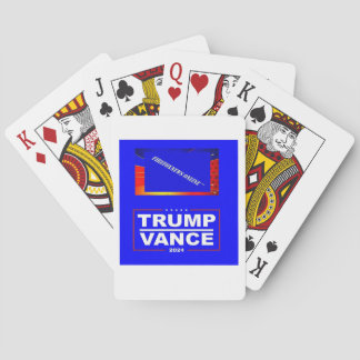 De FIREFOXNEWS ONLINE™ Trump-Vance Poker Cards Pokerkaarten