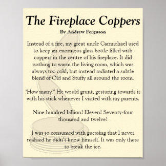 De Fireplace Coppers Poster