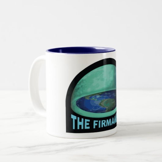 De Firmament Tweekleurige Koffiemok (Voorkant links)