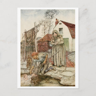 De Fisherman en zijn vrouw Briefkaart
