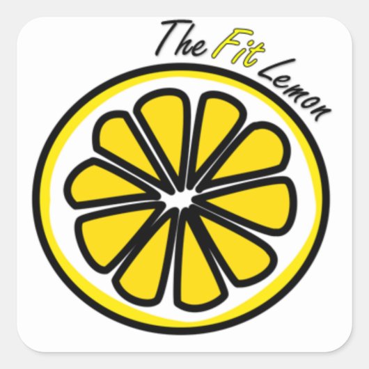 De Fit Lemon Sticker (Voorkant)