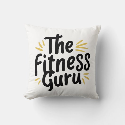 De fitnessgoeroe kussen (Voorkant)