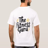De fitnessgoeroe t-shirt (Achterkant)