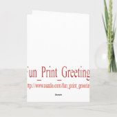 De fitste man die ik ken Kaart (Achterkant)