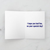 De fitste man die ik ken Kaart (Binnen)