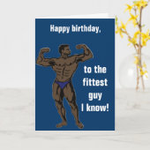 De fitste man die ik ken Kaart (Gele Bloem)