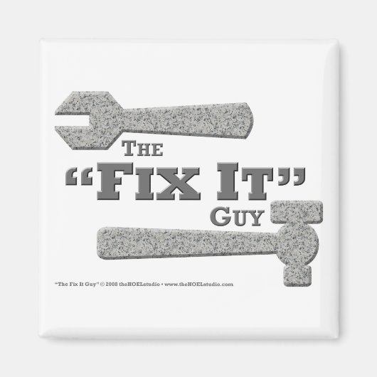 De "Fix It" Guy Magnet (Voorkant)
