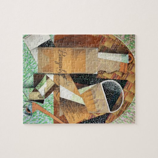 De flacon met Banyuls, 1914 (gouache & collage) Legpuzzel (Horizontaal)