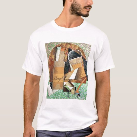 De flacon met Banyuls, 1914 (gouache & collage) T-shirt (Voorkant)