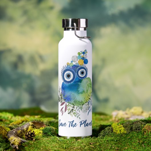 De flacon met het planetwater opknappen waterfles (Buiten)
