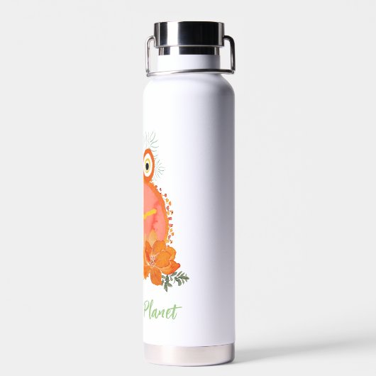 De flacon met het planetwater opknappen waterfles (Achterkant)