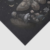 De fladderende maan van Michelle, prachtige mot Tissuepapier (Detail)
