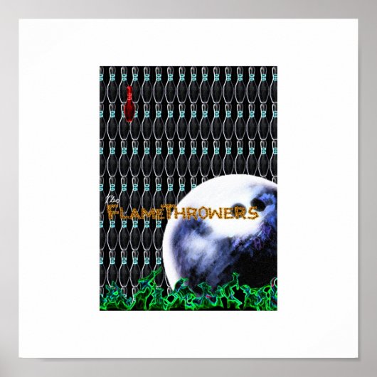 De FlameThrowers Poster (Voorkant)