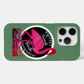 De flamingo bewaker Case-Mate iPhone case (Achterkant (horizontaal))