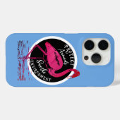 De flamingo bewaker Case-Mate iPhone case (Achterkant (horizontaal))