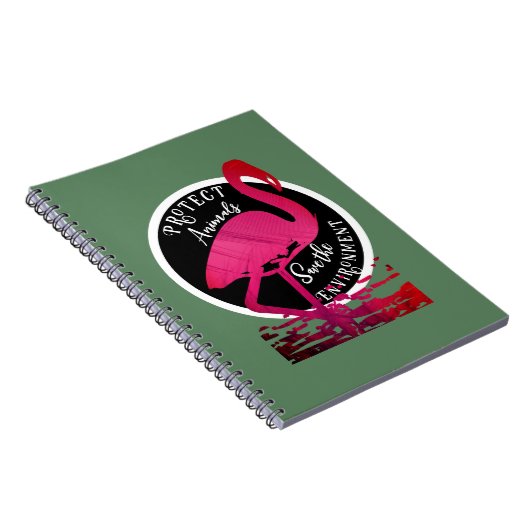 De flamingo bewaker notitieboek (Rechterzijde)