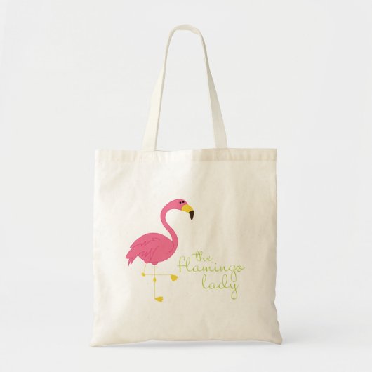 De Flamingo Lady Tote Bag (Voorkant)
