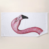 De Flamingo Strandlaken (Voorkant)