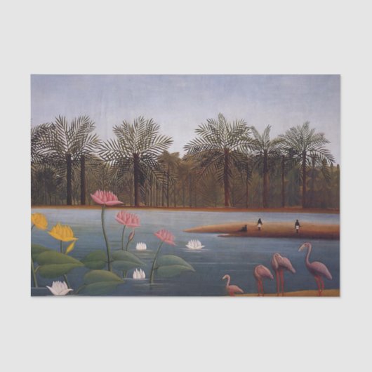 De Flamingos Tissuepapier (Voorkant)