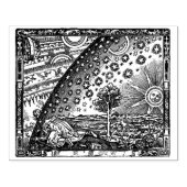 De Flammarion Rubberstempel (Afrduk)