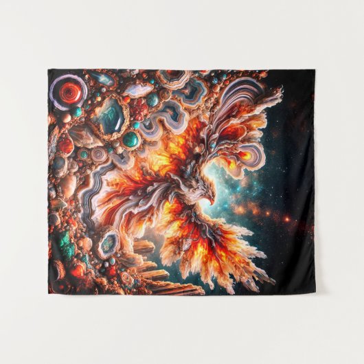 De Flarewing Hawk Wandkleed (Voorkant (horizontaal))