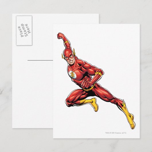 De Flash Lunging Briefkaart (Voorkant / Achterkant)