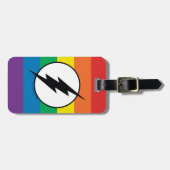 De Flash Rainbow-Logo Bagagelabel (Voorkant horizontaal)