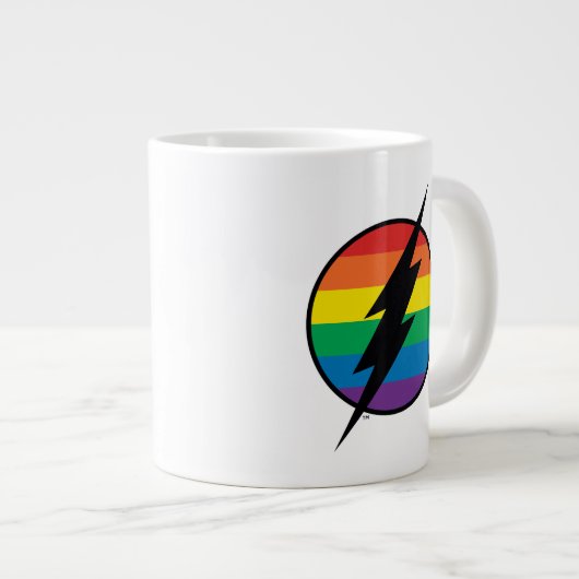 De Flash Rainbow-Logo Grote Koffiekop (Voorkant rechts)