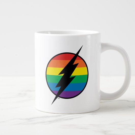 De Flash Rainbow-Logo Grote Koffiekop (Rechts)